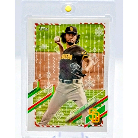 2021 Topps Holiday - Yu Darvish San Diego Padres #HW132 - Picture 2 of 5